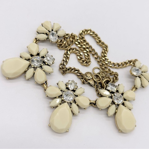J. Crew Cream Jeweled Necklace - Picture 2 of 3